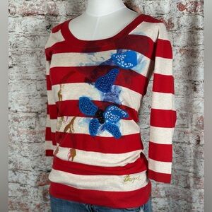 Desigual 3/4 Sleeve Sweater